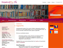 Tablet Screenshot of hergebruikplus.nl